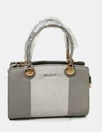 Miss Susan Two-Tone Structured Hand Bag