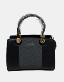 Miss Susan Two-Tone Structured Hand Bag